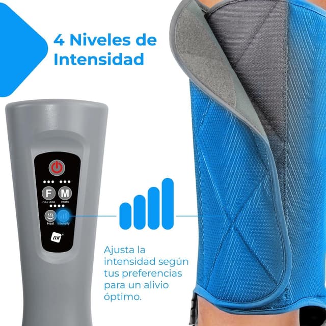Detalle 2 de NK Masajeador de Piernas con Función de Calor y Compresión 💆