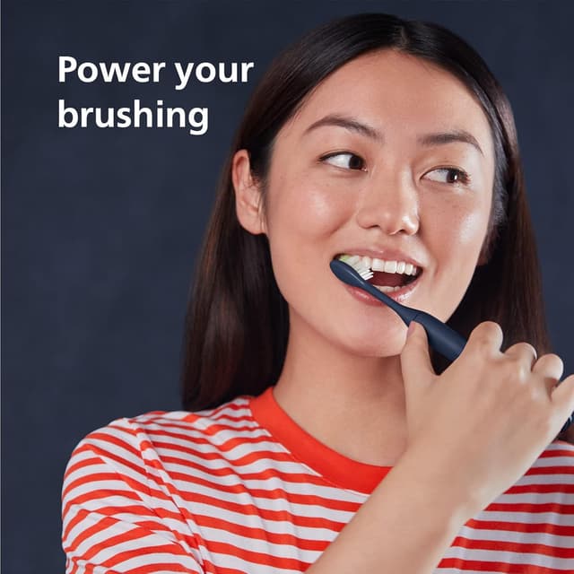 Detalle de Philips One electric toothbrush brush head (BH1022/04) – pack of 2, blue