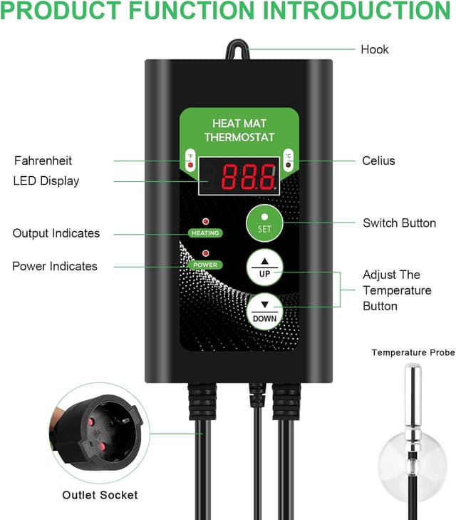 Thumbnail 2 de RIOGOO tappetino termico 10x20,75 per germinazione