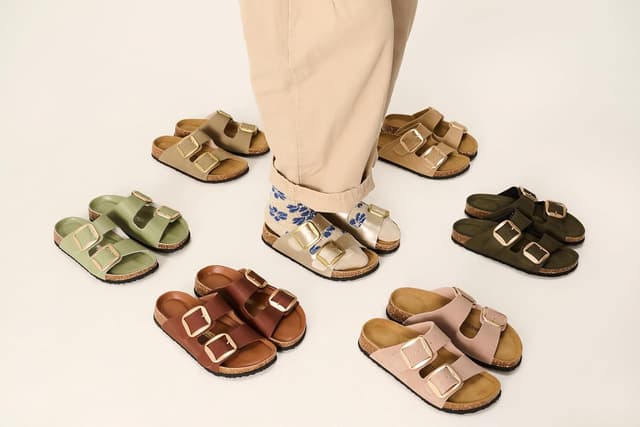 Detalle de Project Cloud Santorini 100% Genuine Leather Flat Sandals for Women