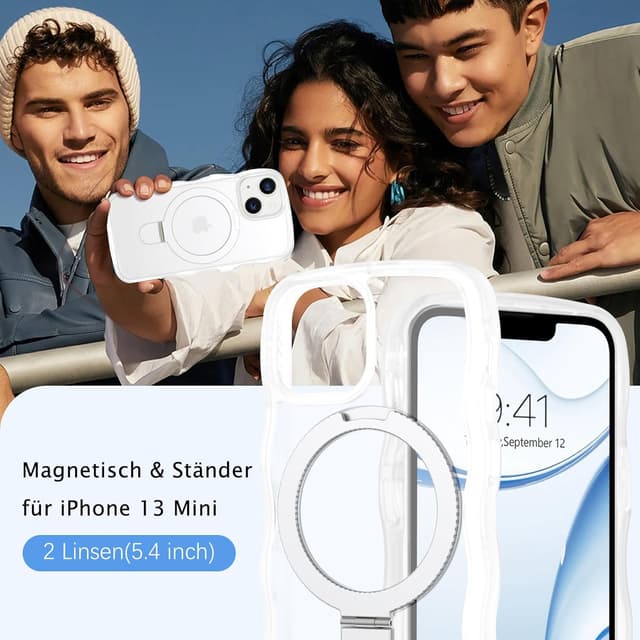 Detalle 2 de iPhone 13 Mini Magnetständer Hülle 0-135°