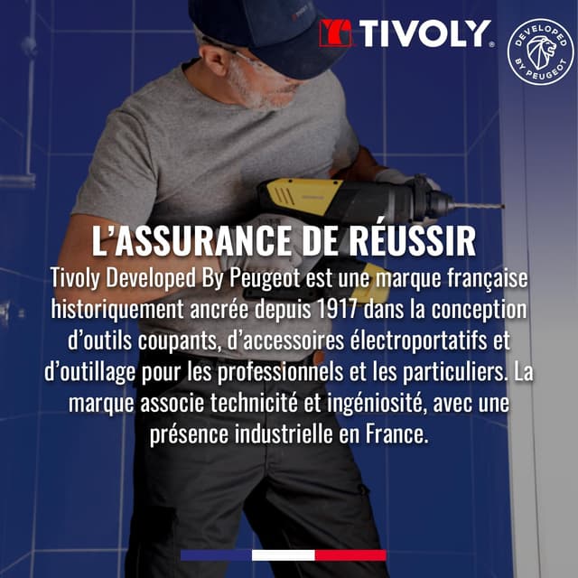 Thumbnail 2 de TIVOLY Brosse Ondulée Perceuse Ø10–20 mm