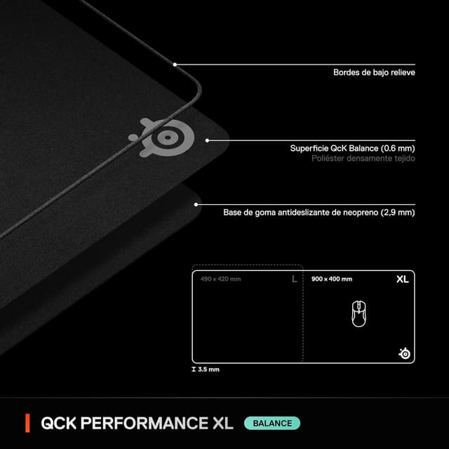 Thumbnail 6 de SteelSeries QcK XL 900x400