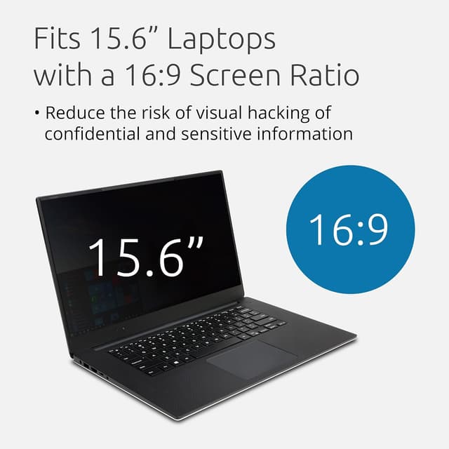 Detalle 2 de Kensington 628334 : filtre de confidentialité pour écran PC 15,6" (16:9)
