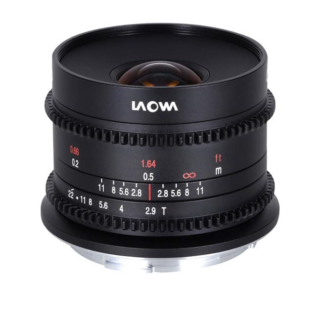 Detalle 1 de Laowa 9mm T2.9 Zero-D Cine Canon RF 247 g
