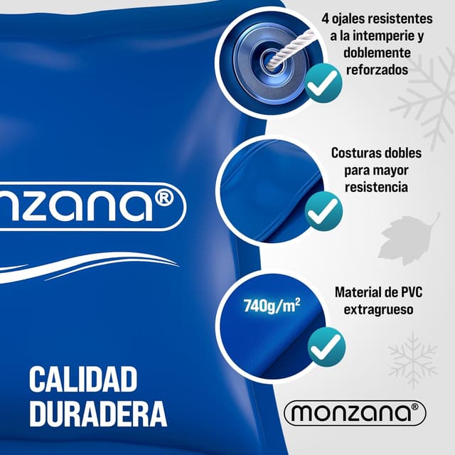 Thumbnail 4 de Monzana Cojín Piscina Invierno XL 120x120cm