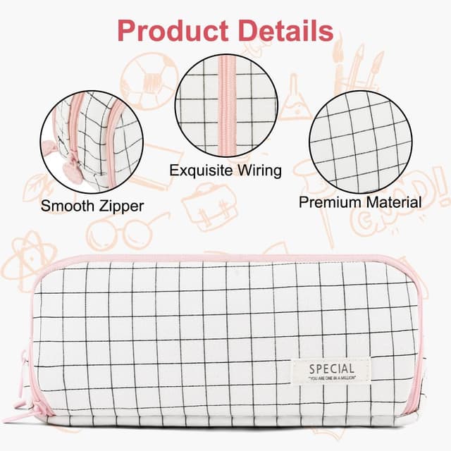 Detalle 2 de OFFCUP Trousse à Crayons Grande Capacité