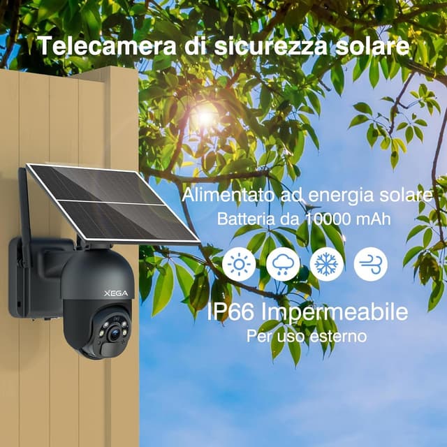 Thumbnail 6 de Xega Telecamera Solare 10000mAh