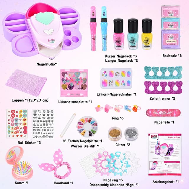 Detalle de Nagellack Set für Kinder mit 6 Lacken