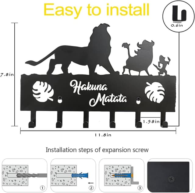 Detalle 2 de Viiluuxr Accroche porte clĂ© 30 cm đȘ