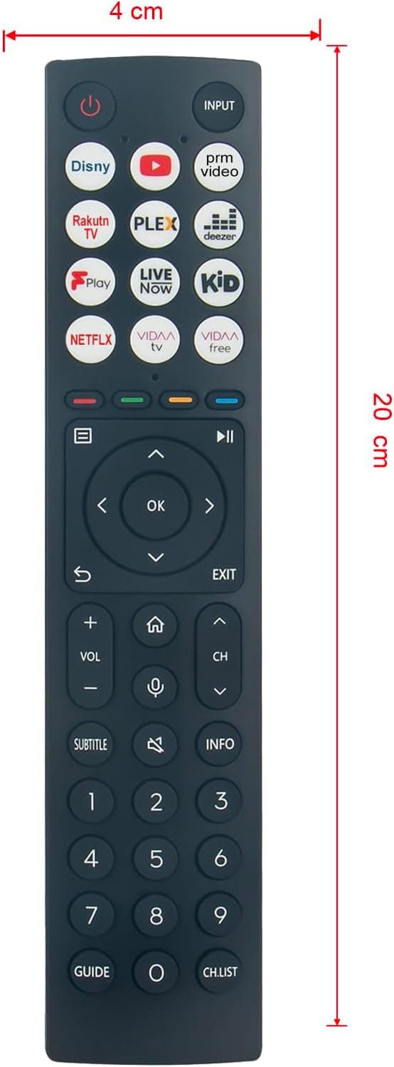 Thumbnail 6 de VINABTY Replacement Voice Remote for Hisense TVs