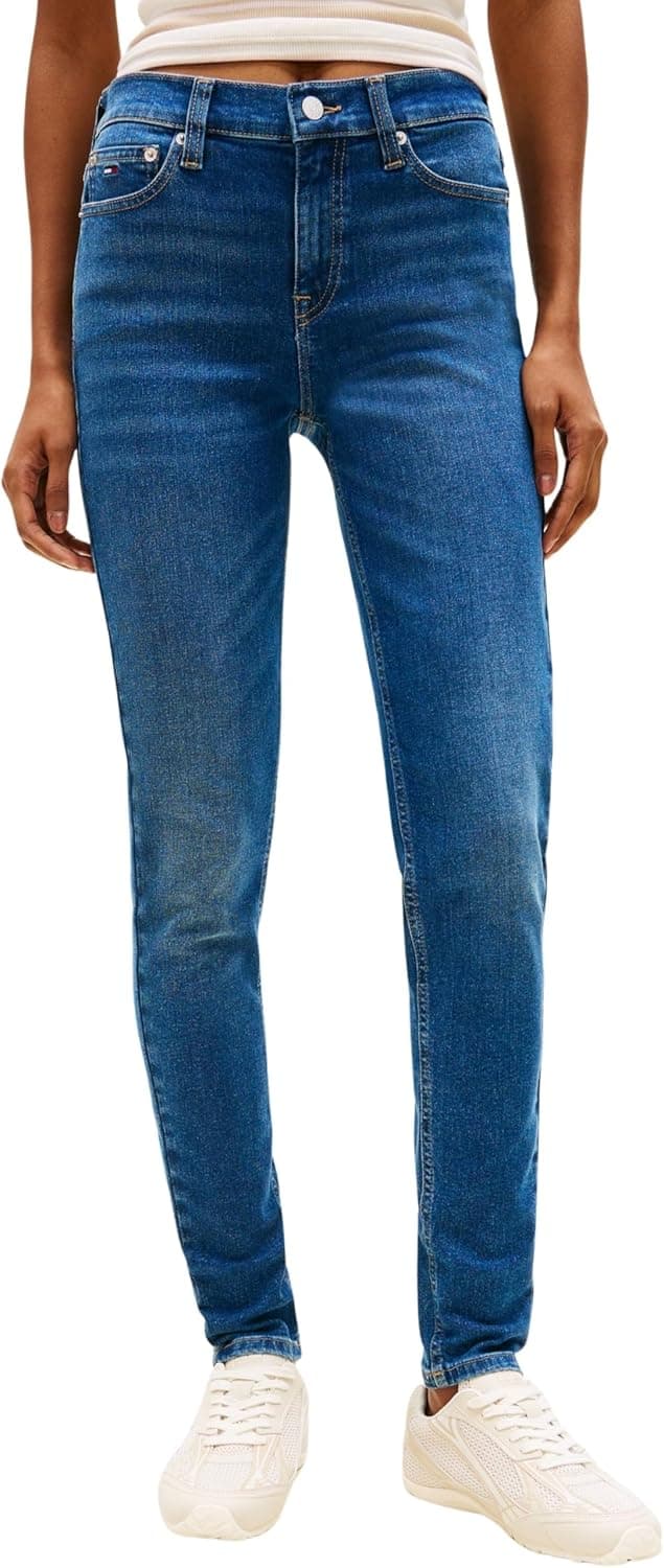 Detalle de Tommy Jeans Nora MR Skny Bi0252 DW0DW22772: skinny donna Tommy Jeans