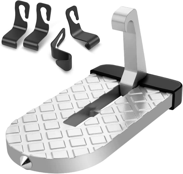 Thumbnail 6 de URAQT Car Door Pedal & Roof-Rack Foot Ladder with Safety Hammer (Grey)