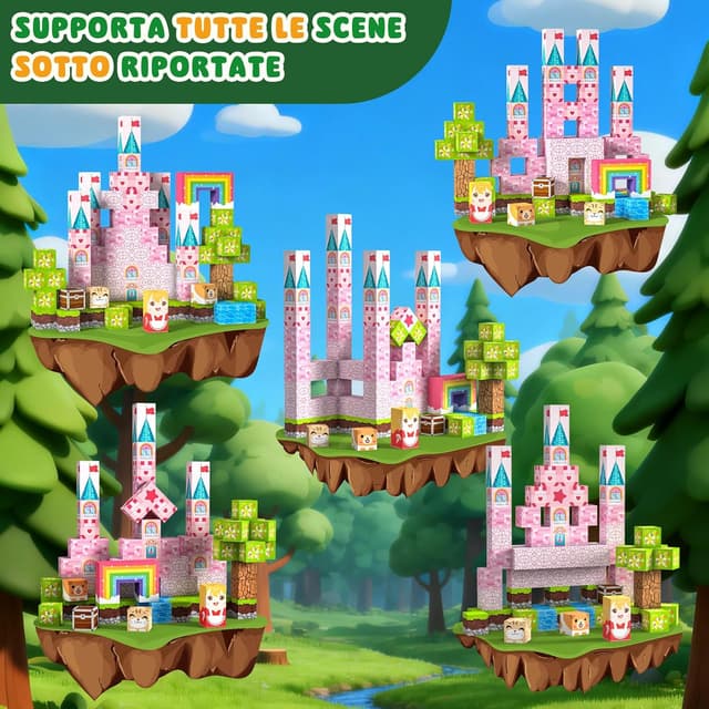 Detalle 2 de Crifeton Costruzioni Magnetiche per Bambini 3+ — Castello 🧩