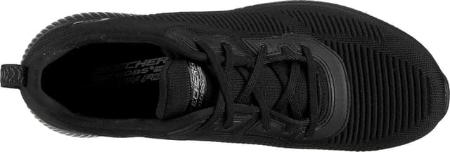 Thumbnail 6 de Skechers Bobs Squad Tough Talk para mujer (Black Engineered Knit Trim) con suela de caucho