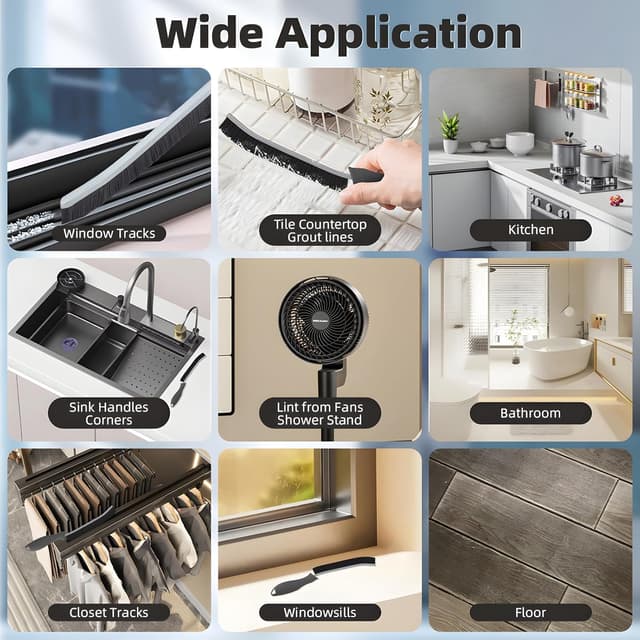 Detalle 2 de TQRR Hartborsten Fugenbürste 6er-Set