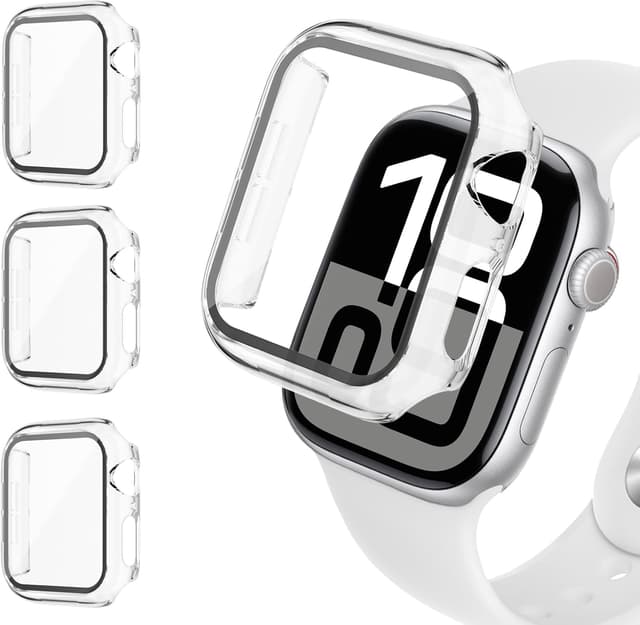 Detalle de Apple Watch screen protector hard case 3 pack