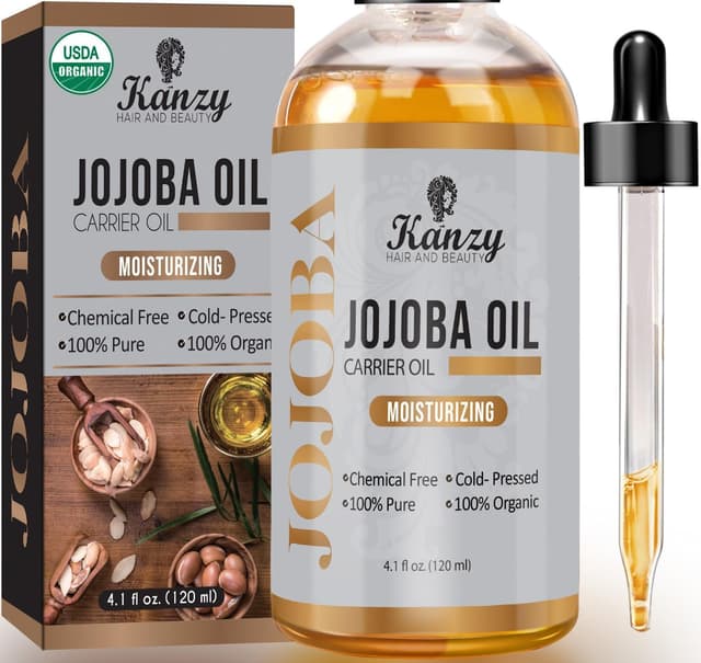 Imagen de Kanzy Organic Jojoba Oil 120ml for Hair & Skin en OfertitasTOP