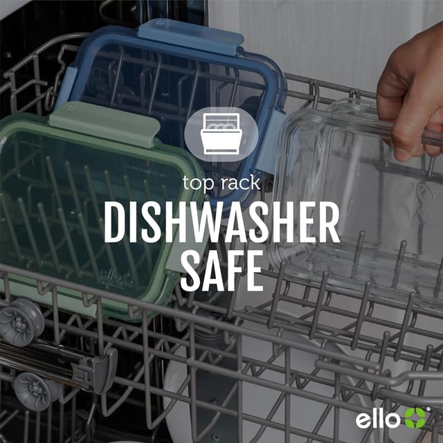 Thumbnail 5 de Ello Color Lock 3.4 Cup Glass Meal Prep Set 🍱