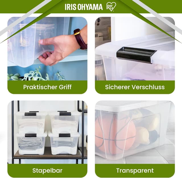Detalle 2 de Iris Ohyama Aufbewahrungsbox 45 L ⚙