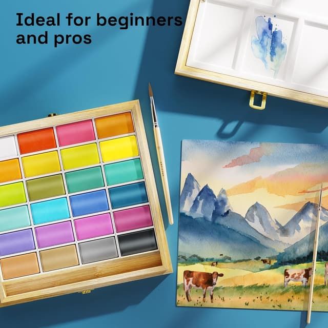 Thumbnail 5 de ARTISTRO x HANNAH M.P Professional Watercolor Set 24 ๐จ