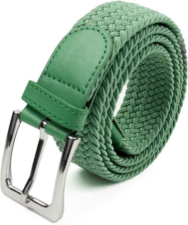 Detalle de GLAMEXX24 cintura elastica intrecciata unisex per jeans, regolabile in tessuto