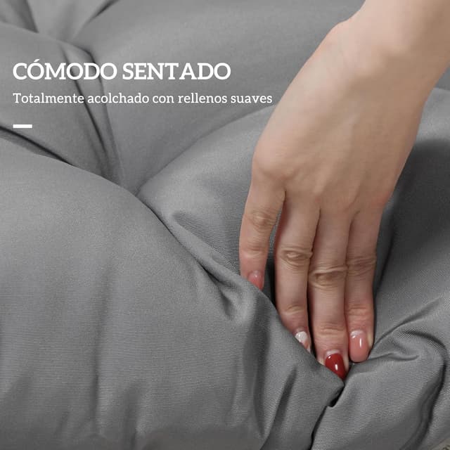 Thumbnail 2 de Outsunny Cojín para banco 110x48x8 cm