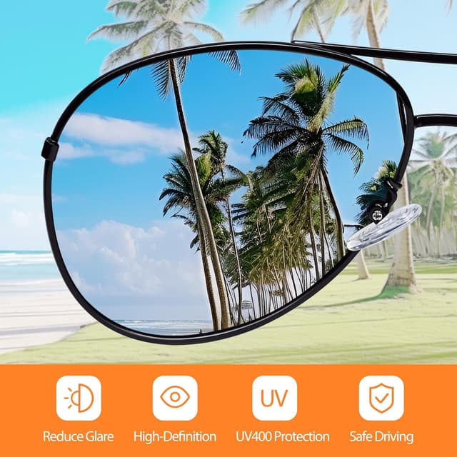 Detalle 1 de Pilot polarized sunglasses UV400 for driving