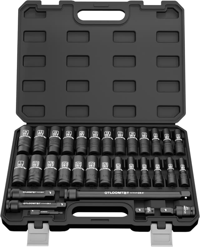 Imagen de OTLOOMTBT 1/2" Drive Impact Socket Set — 32pcs en OfertitasTOP