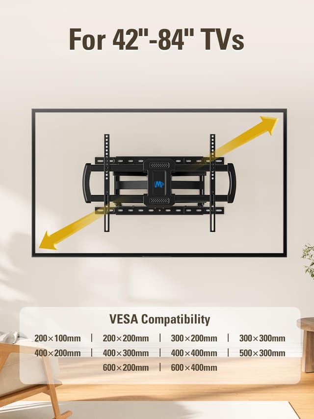 Thumbnail 6 de Mounting Dream MD2296-24K Full Motion TV Mount 84"