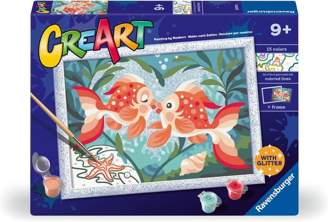 Detalle de Ravensburger CreArt Pesci innamorati 9+ kit