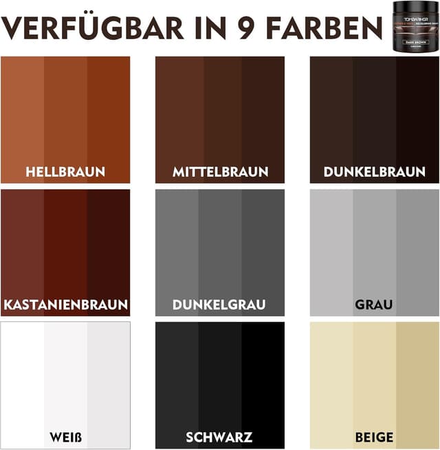 Thumbnail 2 de TOMBARINGR Leder Reparatur Set Kastanienbraun