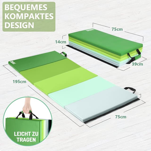 Thumbnail 5 de PhysKcal Gymnastikmatte 195 cm