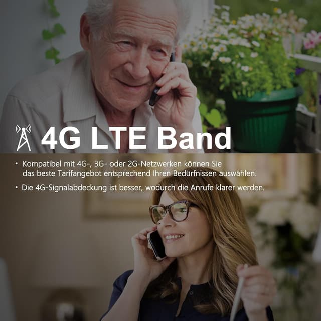 Thumbnail 6 de artfone A400 4G Seniorenhandy ohne Vertrag – Großtasten, SOS-Notruftaste & 4G-VoLTE