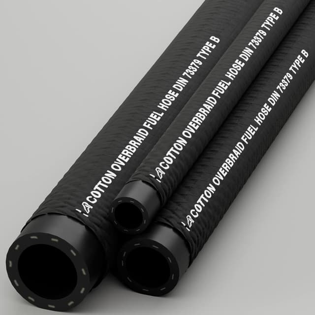 Thumbnail 5 de 12mm Rubber Cotton Fuel Hose 2 Metre