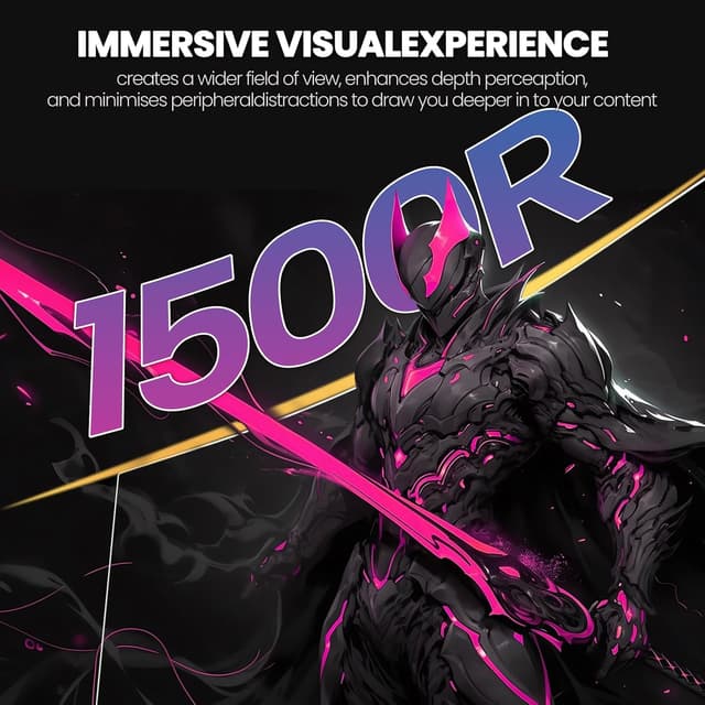 Thumbnail 6 de CRUA 34-inch ultrawide gaming monitor 165Hz