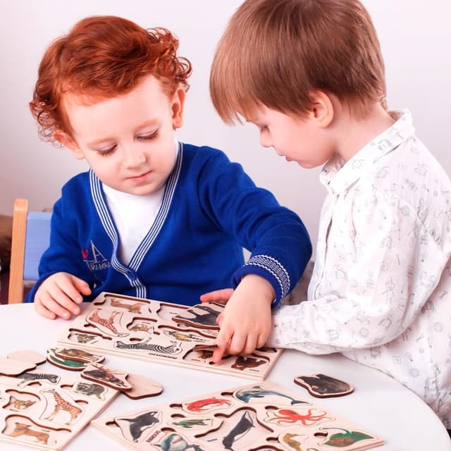 Thumbnail 5 de QUOKKA Lernpuzzle Steckpuzzle 3er-Set ab 2