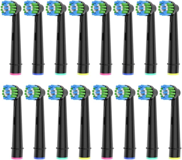 Thumbnail 6 de 16 Precision Aufsteckbürsten (8er Weiß + 8er Schwarz) kompatibel mit Oral-B Elektro-Zahnbürsten – Tiefe & Precision Reinigung