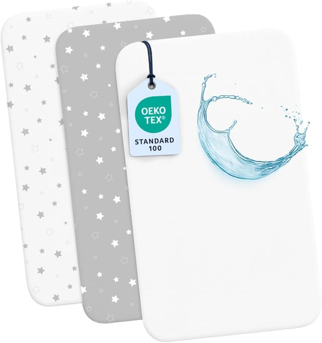 Detalle de Dreamzie Set Spannbettlaken 50x83 cm