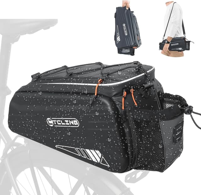 Thumbnail 6 de NDakter Bike Bags 10L Waterproof 3 in 1 Rear Rack Bag for eBikes