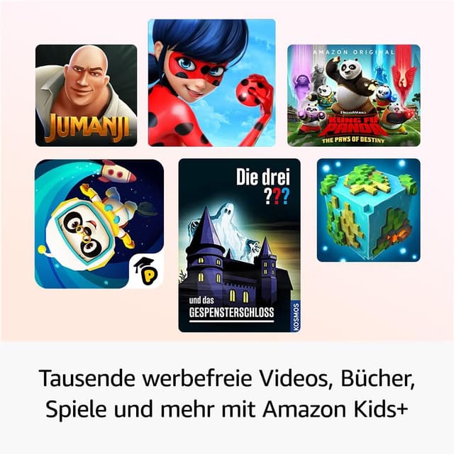 Detalle de Fire HD 10 Kids Pro-Tablet (2023) mit Kindersicherung, 10,1"-Display und 32 GB – Sternennebel-Design