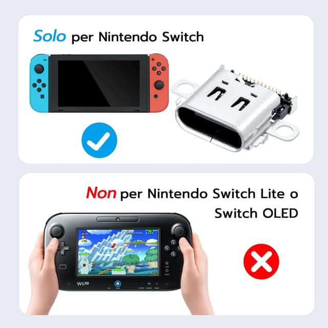 Thumbnail 4 de Mcbazel Connettore ricarica Type-C per Switch