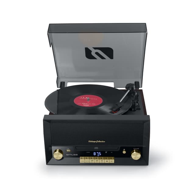 Detalle 2 de Muse MT112W microsistema con tocadiscos