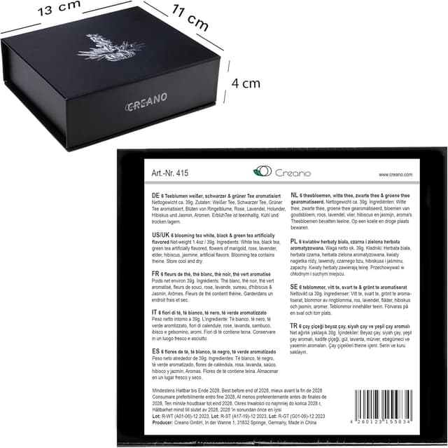 Thumbnail 4 de Creano Coffret Cadeau 6 fleurs de thé
