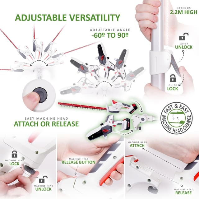 Thumbnail 5 de NETTA 4-in-1 Cordless Pole Saw 20V