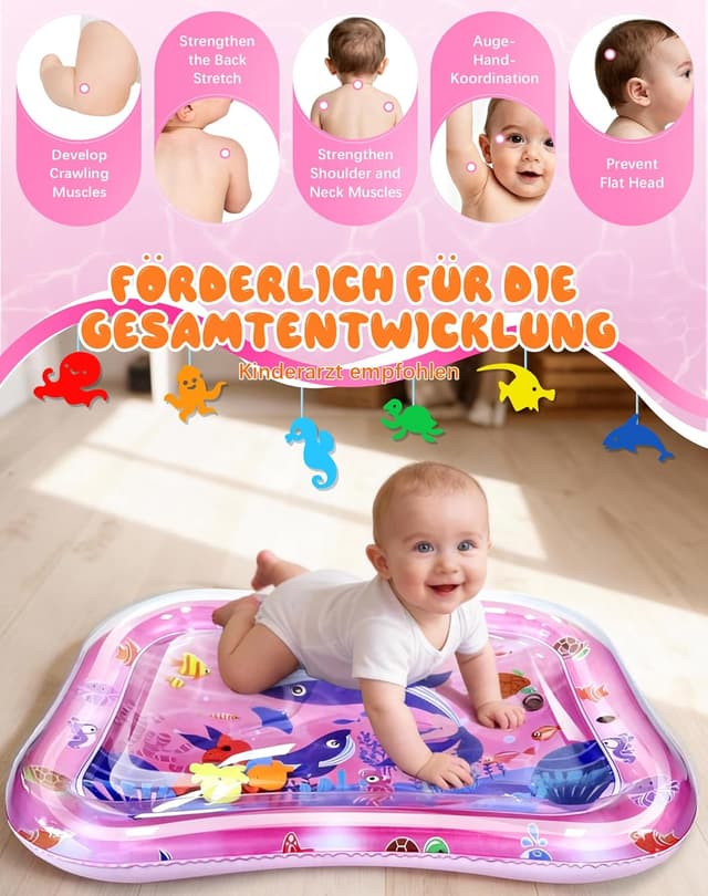 Thumbnail 4 de Wincany Wassermatte Baby Spielzeug 3-12 Monate