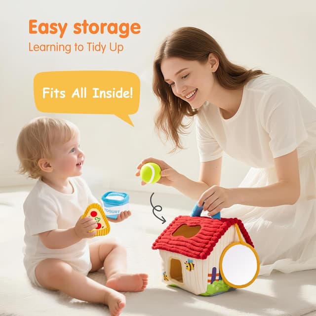 Thumbnail 6 de hahaland Plush Puppy Sensory Toy 6-12 Months