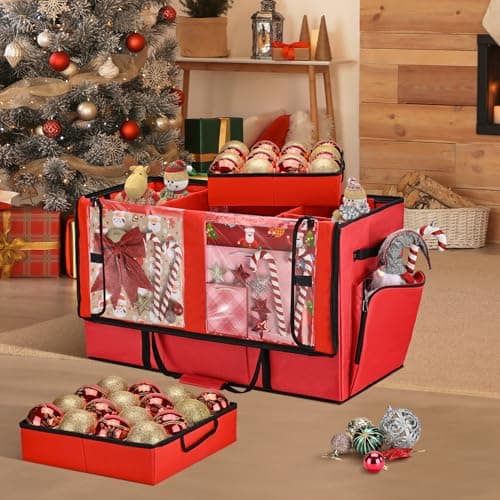 Thumbnail 1 de Irrantan 2-in-1 Ornament Storage Box ⚡