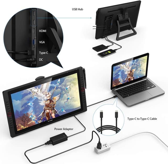 Thumbnail 5 de XP-PEN Artist 22R Pro 21.5-inch drawing monitor 🎨