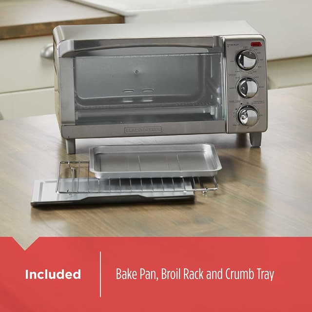Thumbnail 3 de BLACK+DECKER TO1760SS 4-Slice Toaster Oven